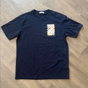 Burberry Black Crewneck T-Shirt